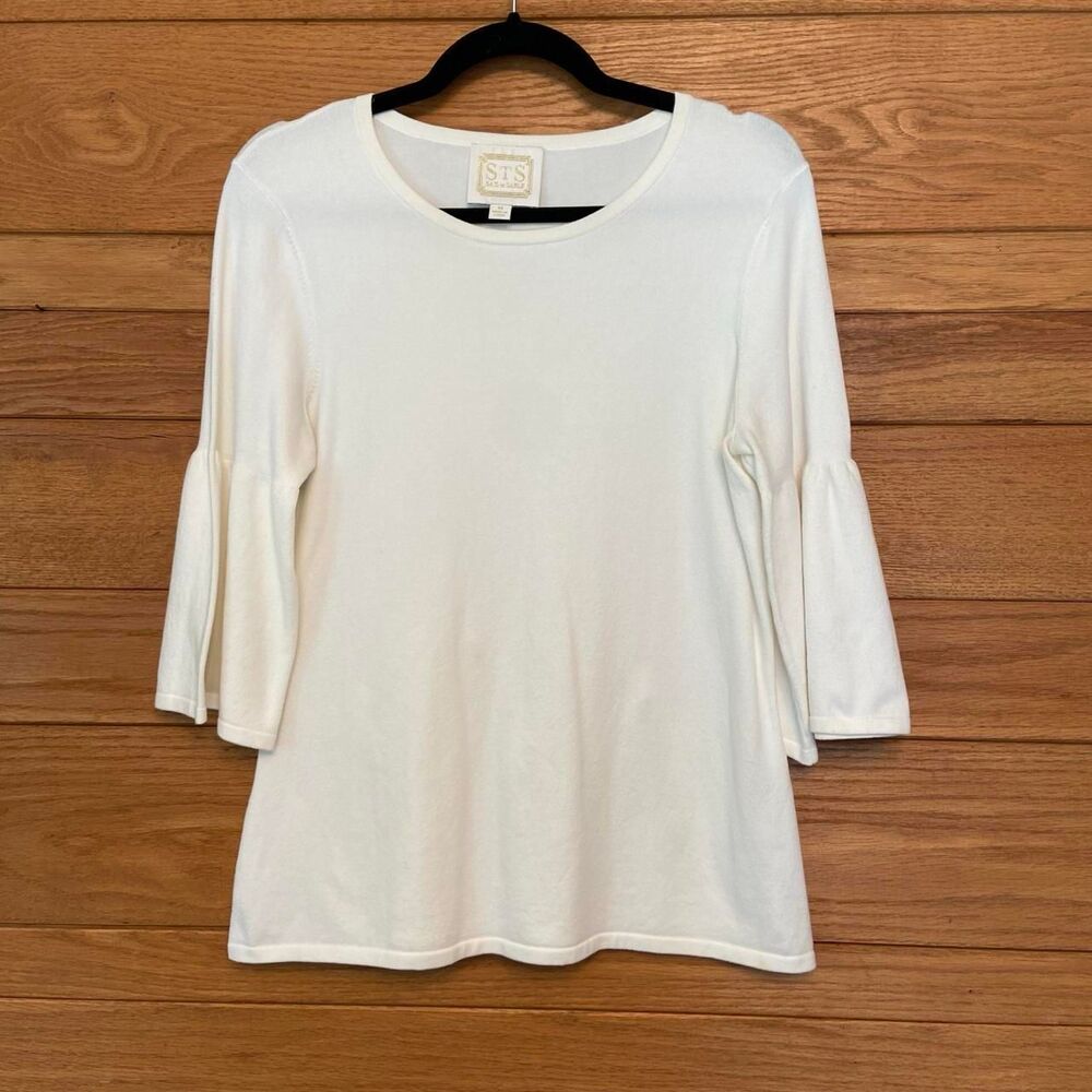 Sail to Sable cream bell sleeve top.